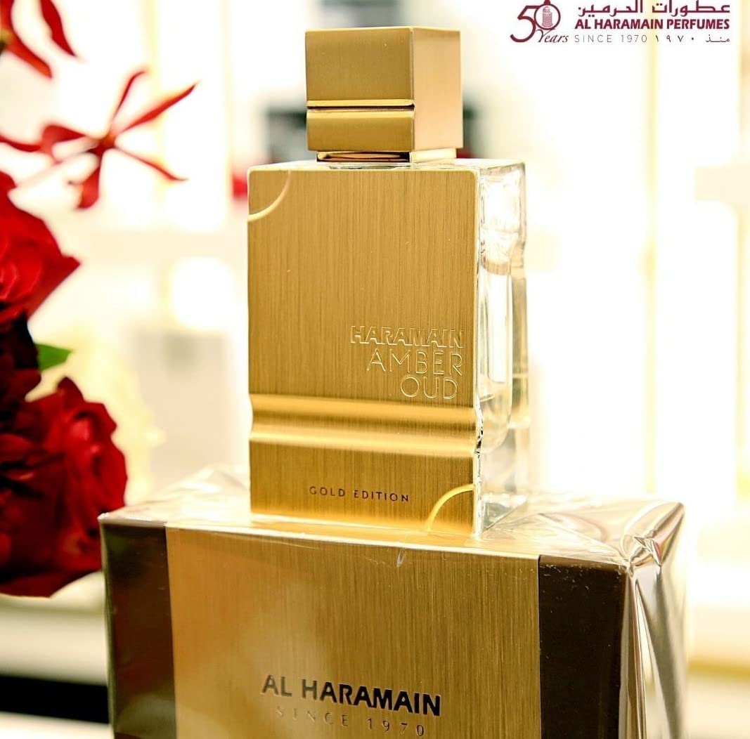 Al Haramain Amber Oud Gold Edition 60ml | Women's Eau de Parfume Spray | Fresh Fruity Fragrance | Luxury Arabian Unisex Perfume