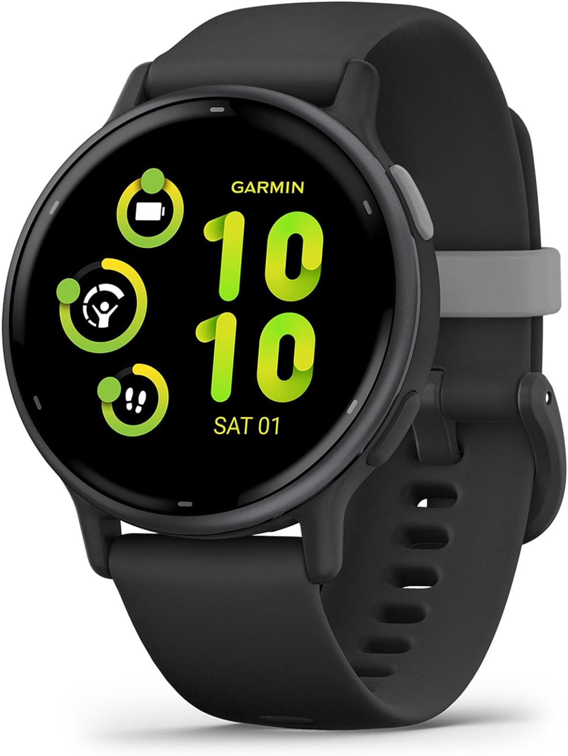 Garmin vívoactive 5, Health and Fitness GPS Smartwatch, AMOLED Display, Up to 11 Days of Battery, Black