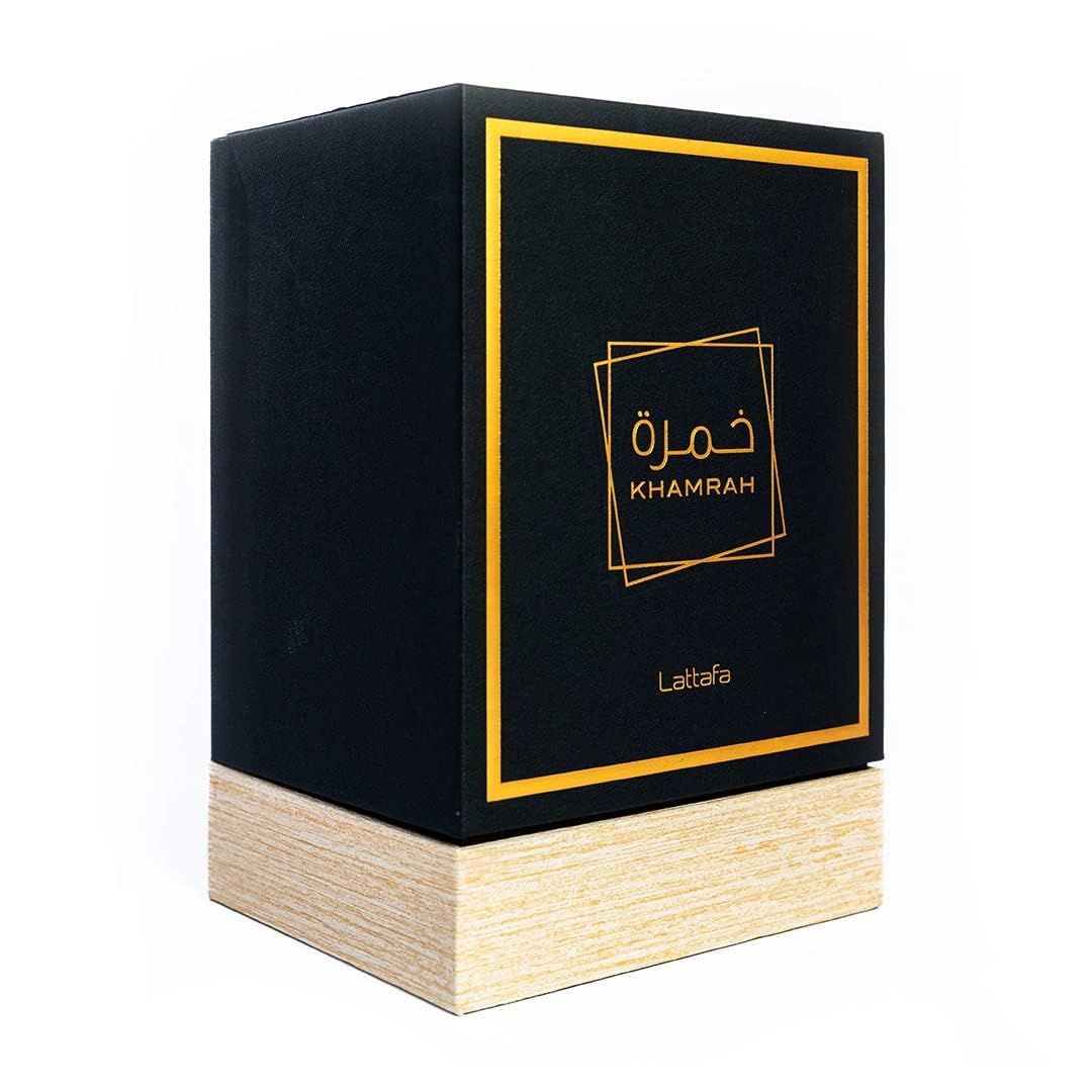 Lattafa Perfumes Khamrah for Unisex Eau de Parfum Spray, 3.4 Ounce