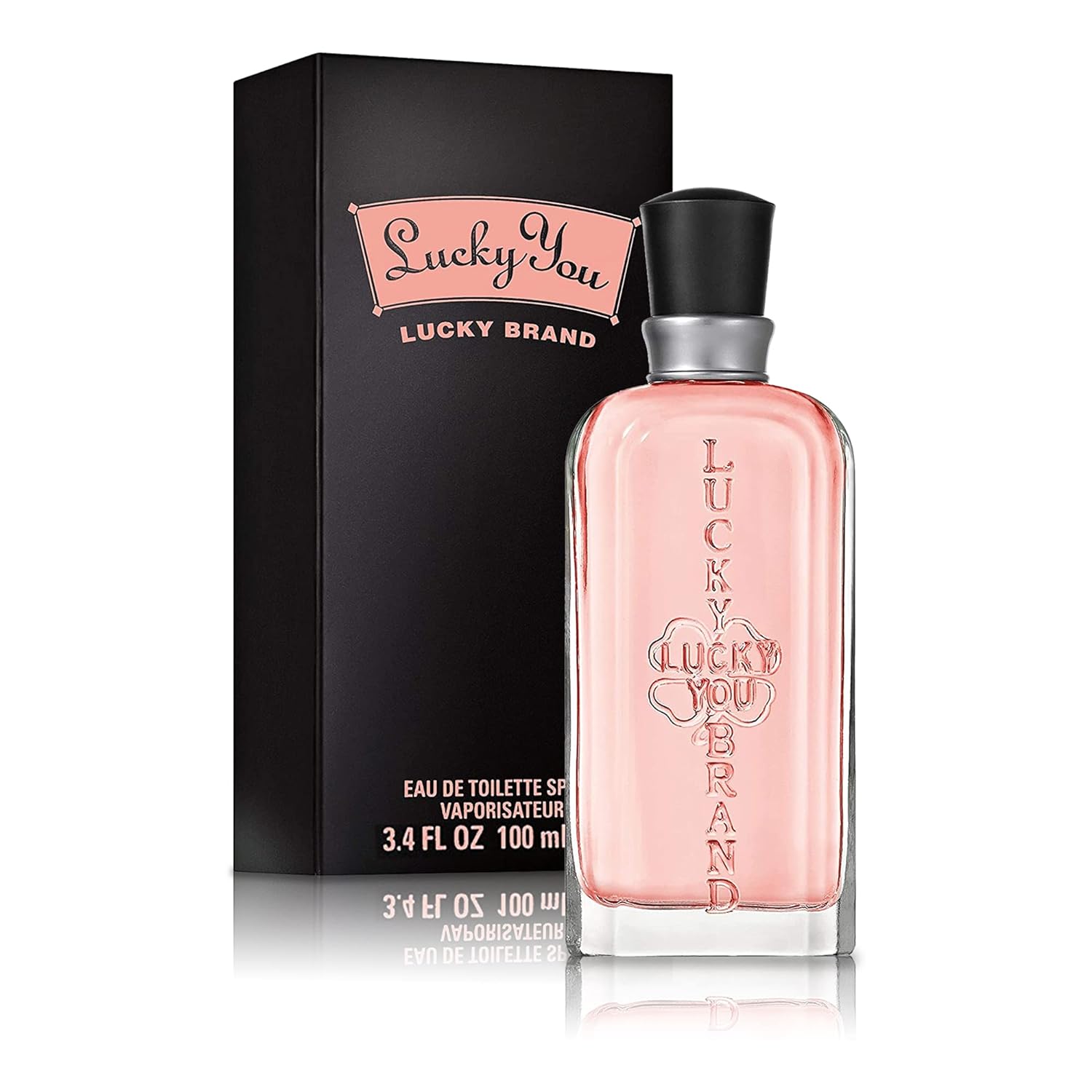 LUCKY You Perfume for Women, Eau de Toilette Day or Night Spray with Fresh Flower Citrus Scent, 3.4 oz, LUCF00006