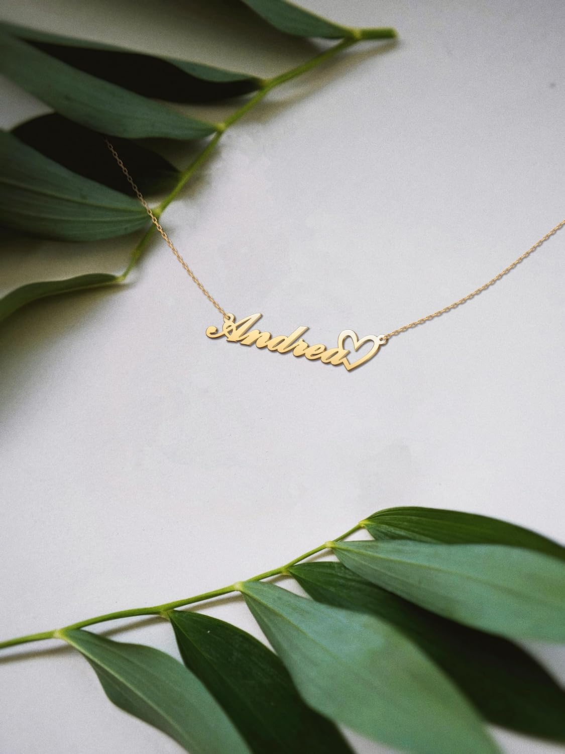 Custom Name Necklace 18K Gold Plated Personalized Nameplate Jewelry Customized Gift for Women