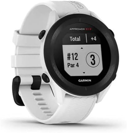 Garmin Approach S12, Easy-to-Use GPS Golf Watch, 42k+ Preloaded Courses, White, 010-02472-02