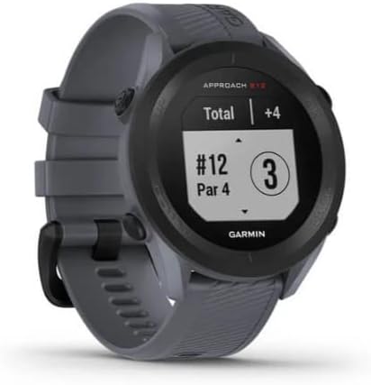 Garmin Approach S12, Easy-to-Use GPS Golf Watch, 42k+ Preloaded Courses, Granite Blue, 010-02472-01