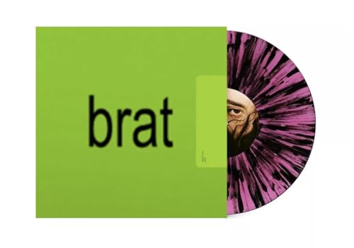 Charli XCX BRAT Exclusive Limited Pink & Black Splatter Edition.