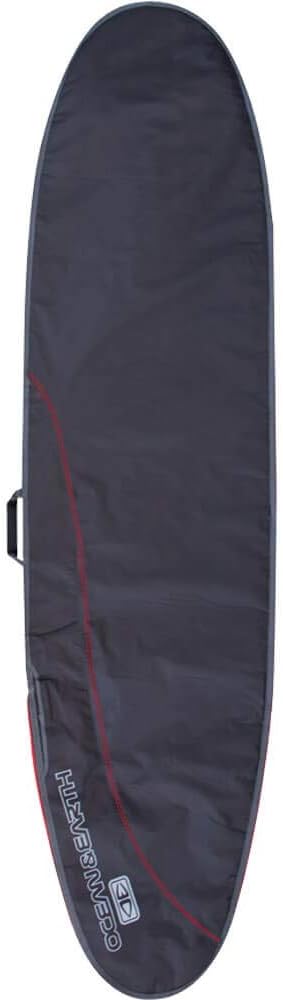 Ocean & Earth Aircon Black/Red Longboard Surfboard Bag - Fits 1 Board - 26" x 8'