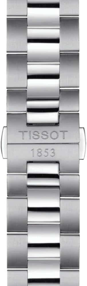 Tissot Mens Gentleman Stainless Steel Dress Watch Grey