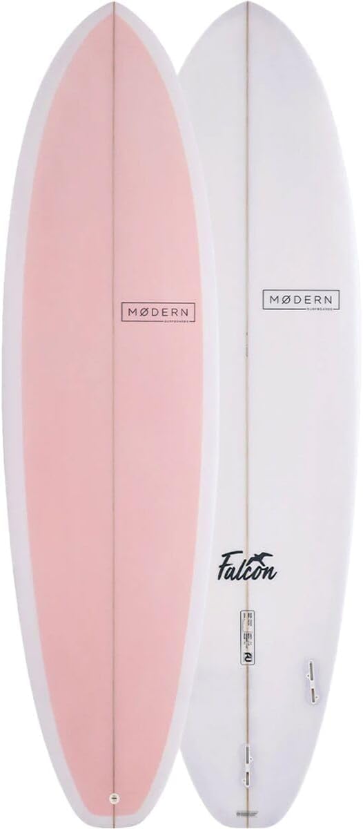 Modern Surfboards Falcon PU Surfboard, Candy Pink, 8ft