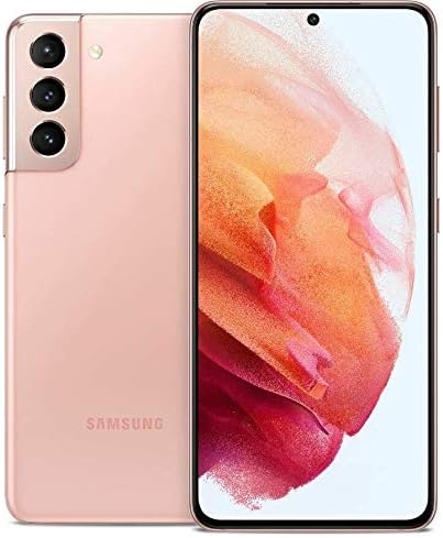 SAMSUNG Galaxy S21 5G (SM-G991B/DS) Dual SIM 128GB, 6.2”, Factory Unlocked GSM, International Version - No Warranty - Phantom Pink