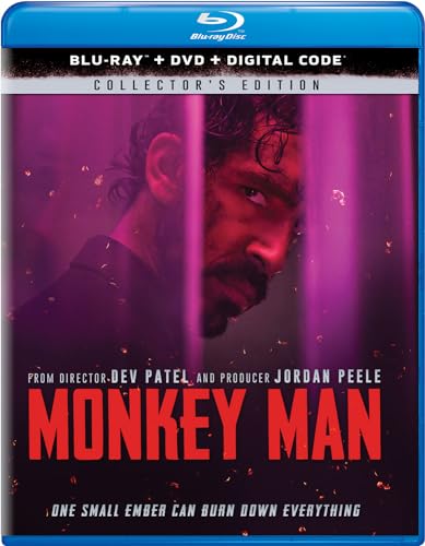 Monkey Man (Blu-ray + DVD + Digital)