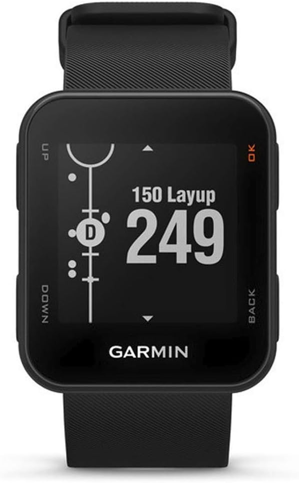 Garmin 010-02028-00 Approach S10, Lightweight GPS Golf Watch, Black