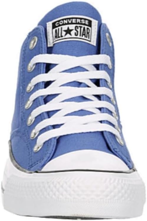 Converse Unisex Chuck Taylor All Star Malden Street Mid High Canvas Sneaker - Lace up Closure Style - Ancestral Blue/White/Black 13