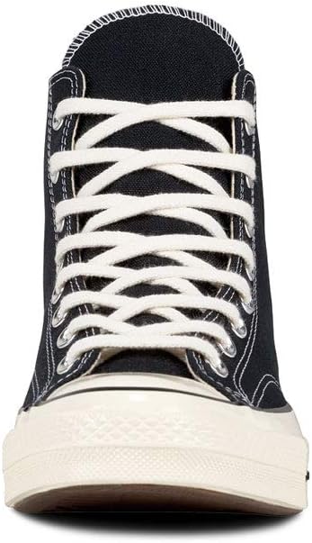 Converse Men's Chuck Taylor 70 Hi Top, Black/Black/Egret, Size 12