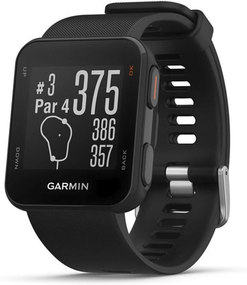 Garmin 010-02028-00 Approach S10, Lightweight GPS Golf Watch, Black