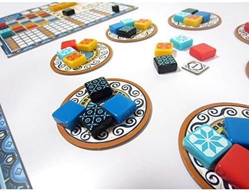 Azul Board Game - Strategic Tile-Placement Game for Family Fun, Great Game for Kids and Adults, Ages 8+, 2-4 Players, 30-45 Minute Playtime, Made by Plan B Games