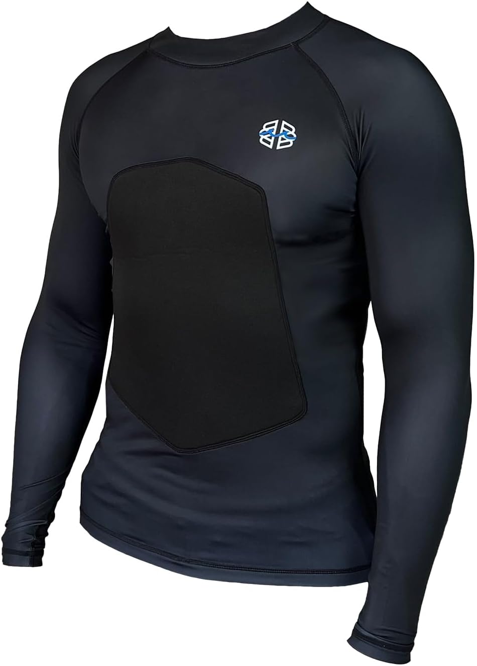 SPF 50+ 5mm Padded Rash Guard for Surfing, Boogie, Scuba