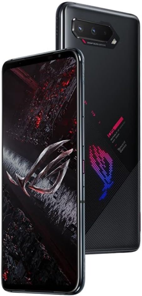 ASUS ROG Phone 5S ZS676KS 5G Dual 128GB 12GB RAM Factory Unlocked (GSM Only | No CDMA - not Compatible with Verizon/Sprint) Tencent Version – Black