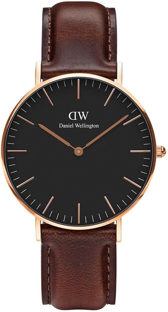 Daniel Wellington Classic Bristol Watch, Italian Brown Leather Band