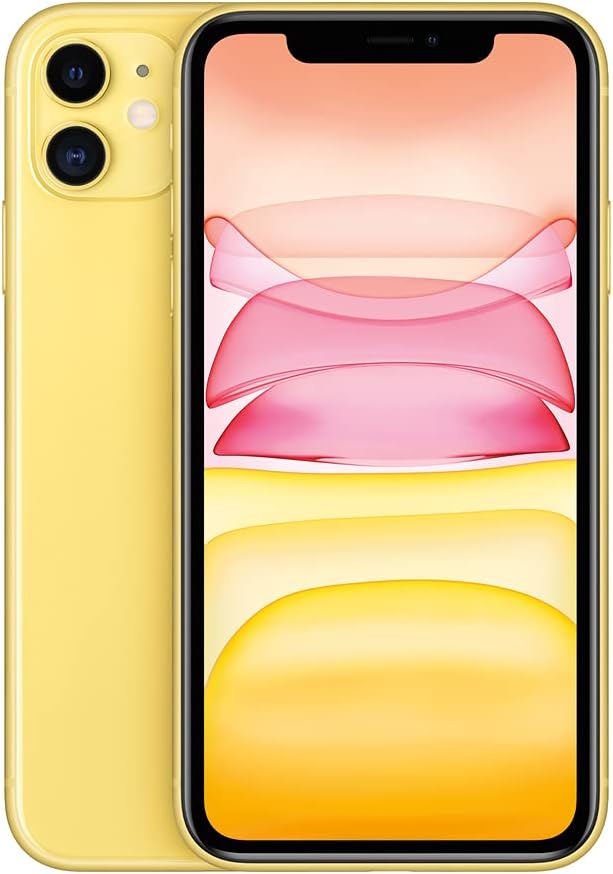 Apple iPhone 11, 256GB, Yellow - Unlocked (Renewed Premium)