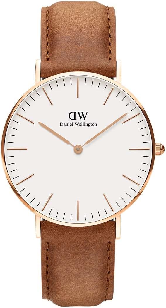 Daniel Wellington Classic Durham Watch, American Brown Leather Band