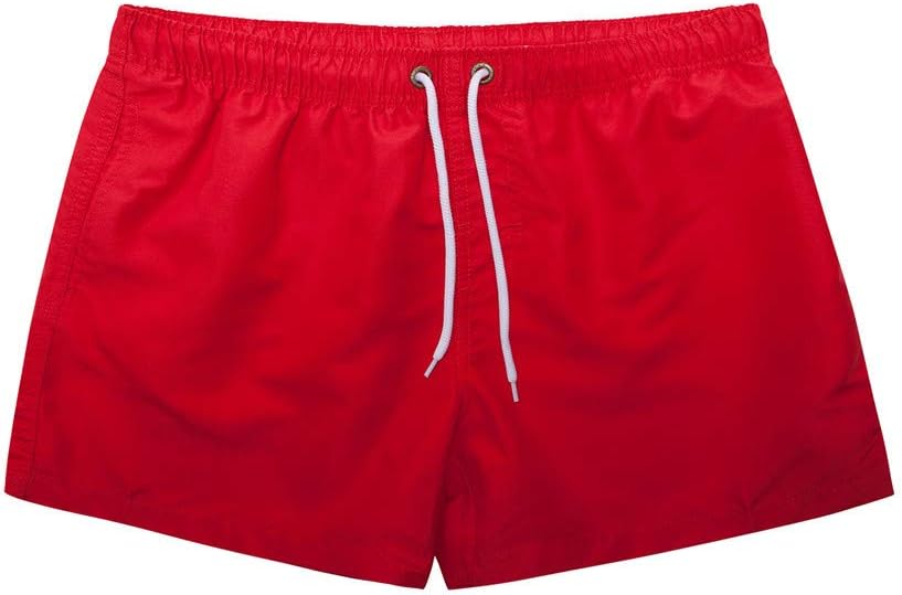 Men's Swim Trunks 5" Quick Dry Beach Shorts with Mesh Lining Lightweight Swimwear Bathing Suit