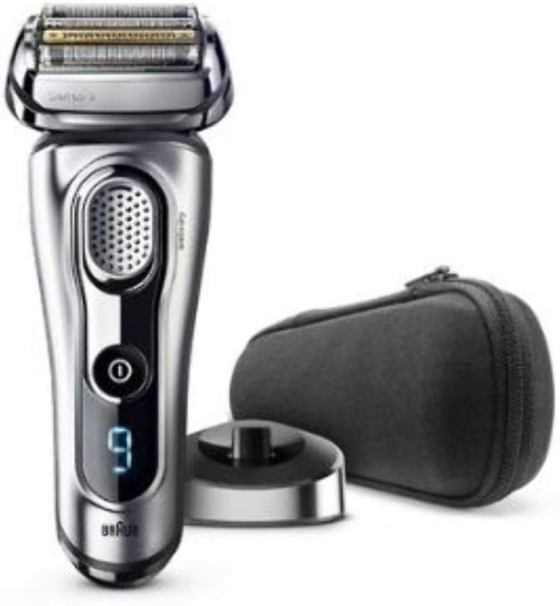 Braun Series 9-9095cc Wet and Dry Foil Shaver for Men with Cleaning Center, Electric Men's Razor, Razors, Shavers, Cordless Shaving System