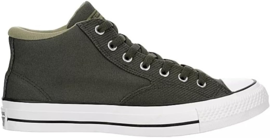 Converse Unisex Chuck Taylor All Star Malden Mid Canvas Sneaker - Lace up Closure Style - Cave Green/Mosy Sloth