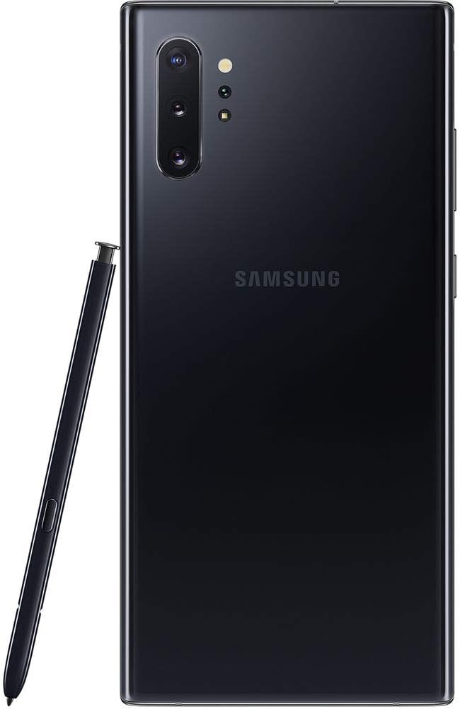 Samsung Galaxy Note 10+ N975F/DS, 4G LTE, International Version (No US Warranty), 256GB, Aura Black - GSM Unlocked (Renewed)