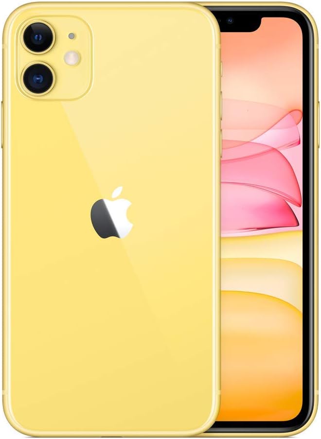 Apple iPhone 11, 256GB, Yellow - Unlocked (Renewed Premium)