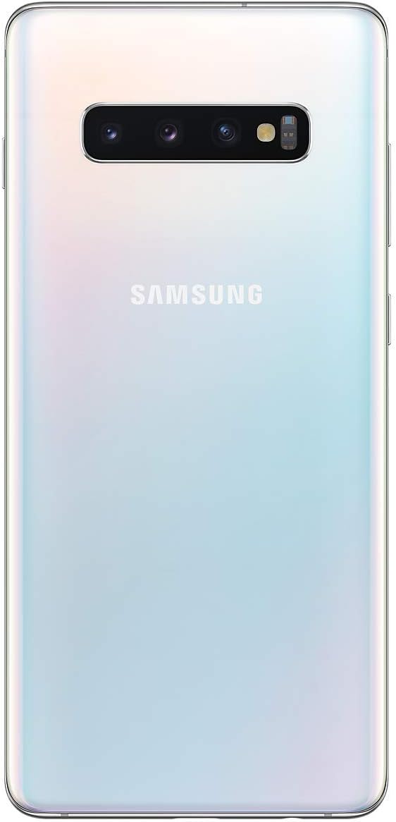 Samsung Galaxy S10+ Plus 128GB / 8GB RAM SM-G975F Hybrid/Dual-SIM (GSM Only, No CDMA) Factory Unlocked 4G/LTE Smartphone - International Version (Prism White, 128GB)