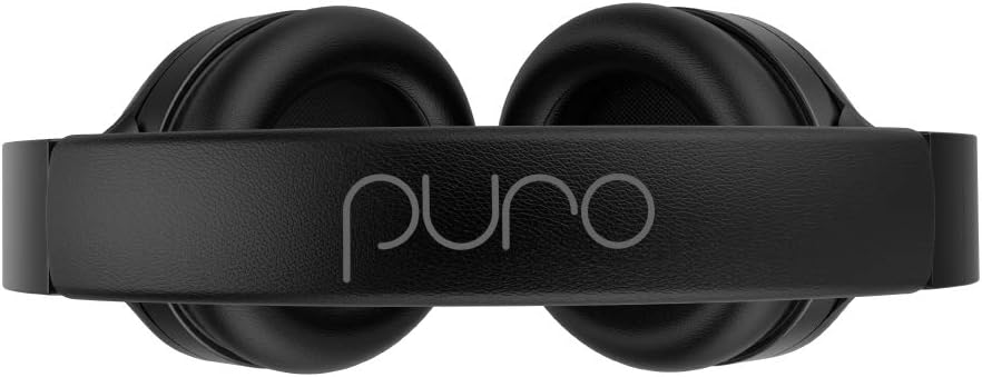 Puro Sound Labs: PuroPro Hybrid Active Noise Cancelling Volume Limiting Headphones, Wireless Over Ear Bluetooth Headphones, 32h Playtime, Hi-Res Audio, Memory Foam Ear Cups, for Travel and Home Office