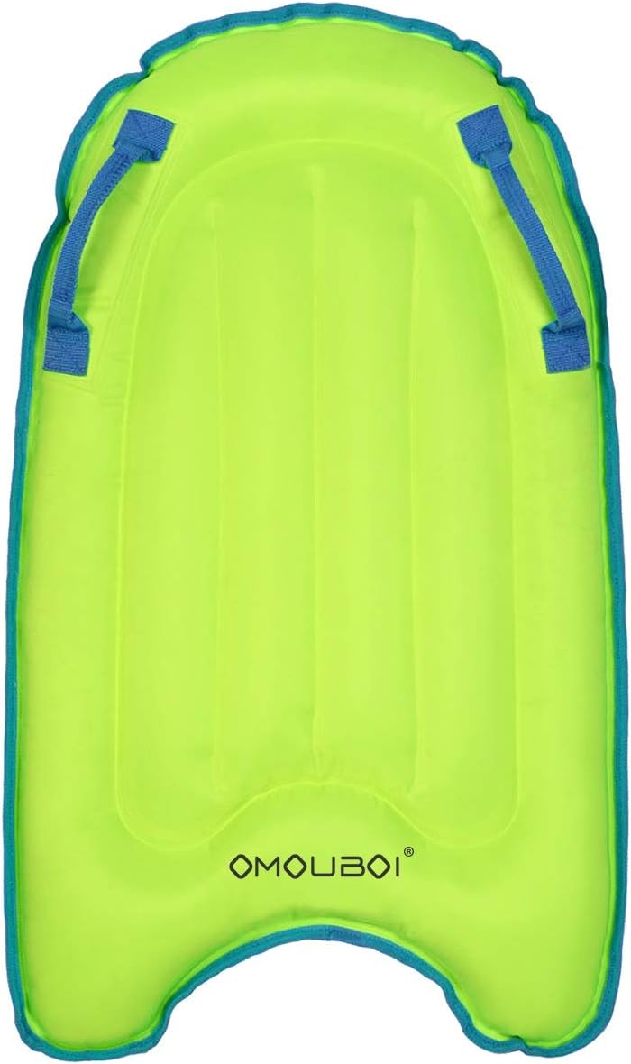 OMOUBOI Inflatable Board for Beach Portable Bodyboard with Handle Lightweight Soft Surfboards Mini Pool Floats Boards Inflatable Body Boards for Slip and Slide, Surfing, Swimming, Water Fun