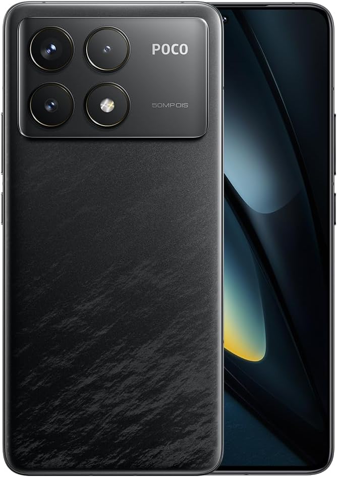 Xiaomi Poco F6 PRO 5G + 4G LTE 256GB + 12GB Global Version Unlocked 6.67" 120Hz 50Mp Triple Camera (Tmobile Mint Tello & Global) + (w/Fast Car 51W Bundle) (Black (Global ROM))