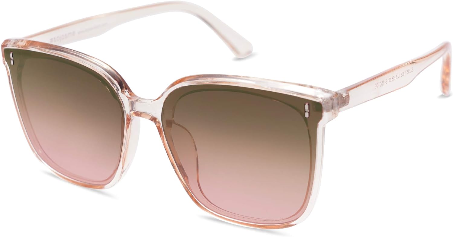 SOJOS Trendy Oversized Sunglasses for Women and Men