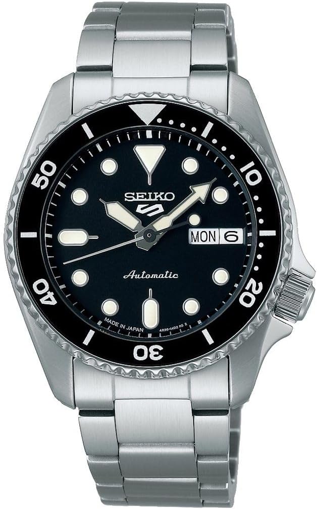 SEIKO 5 Sports Automatic Black Dial 38mm Watch SRPK29