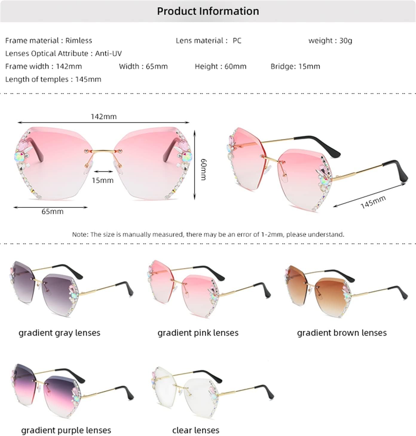 2022 New Woman Sunglasses for Beach Summer with Eyeglass Case, Sunglasses Womens Trendy Fashion Woman Sun Glasses