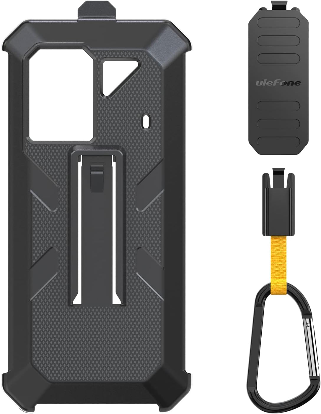 Ulefone Power Armor 18 Ultra & Case 5G Rugged Phone, Temperature Measurement 108MP Main Camera, 24GB+512GB MTK Dimensity 7050, 9600mAh, QI 15W Wireless Charging, 6.58" FHD+ Corning Gorilla Screen