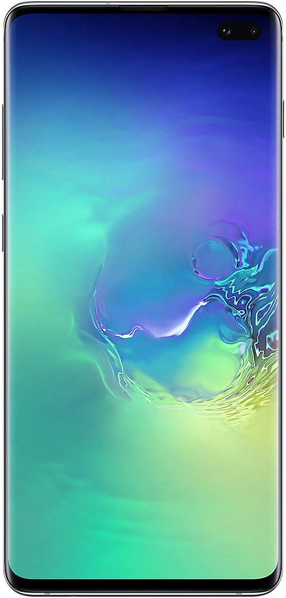 Samsung Galaxy S10+ Plus 128GB / 8GB RAM SM-G975F Hybrid/Dual-SIM (GSM Only, No CDMA) Factory Unlocked 4G/LTE Smartphone - International Version (Prism Green, 128GB)