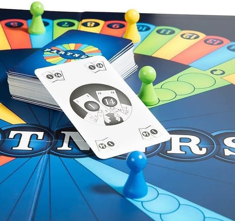 PARTNERS Board Game | 1st USA Edition | A 4 Player Strategy Board Game Played in Teams of 2 | Perfect for Game Night with Family, Friends, Adults, Teens, All Ages