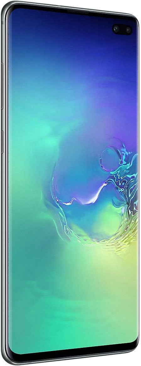 Samsung Galaxy S10+ Plus 128GB / 8GB RAM SM-G975F Hybrid/Dual-SIM (GSM Only, No CDMA) Factory Unlocked 4G/LTE Smartphone - International Version (Prism Green, 128GB)