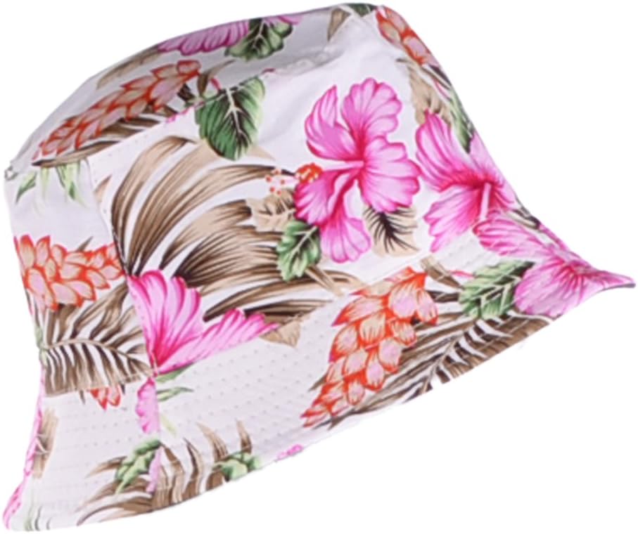 BYOS Unisex Trendy Reversible Lightweight Printed Bucket Hat Packable Outdoor