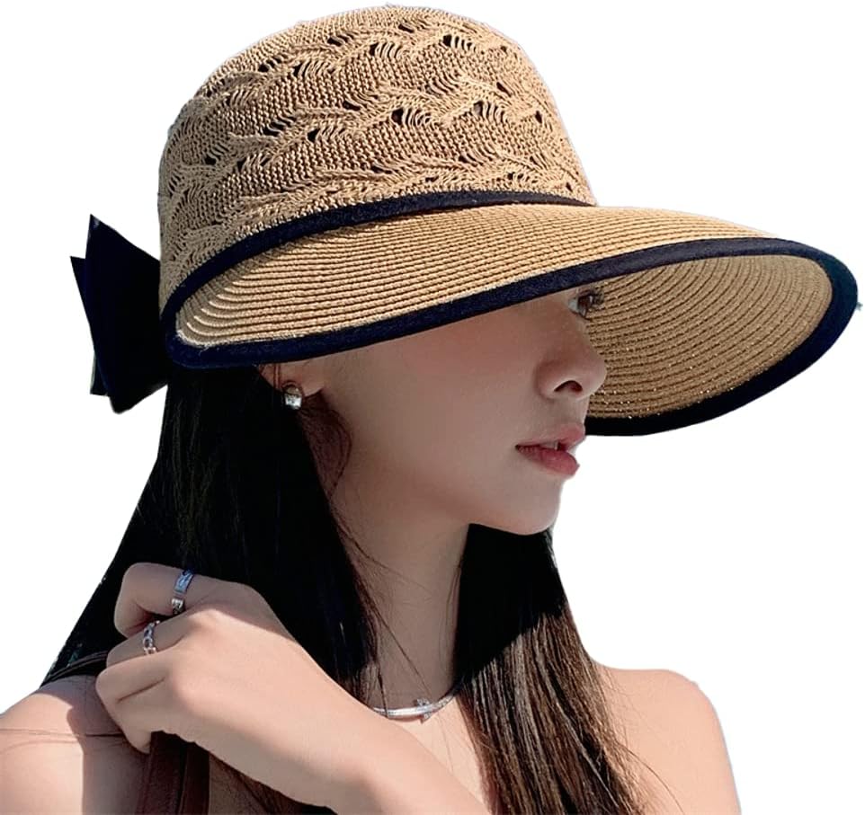 Wide Brim Beach Hats for Women Breathable Sun Hat Bucket Hat Sun Visors Fishing Cap for Travel Picnic Outdoor Summer 2024