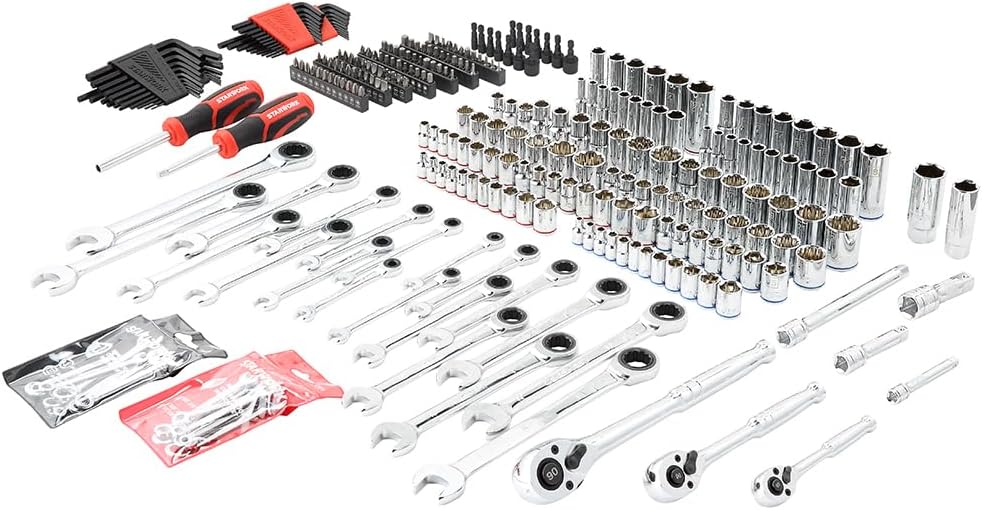 TRUE MECHANIC™ 303-Piece Mechanics Tool Set and Socket Set, Professional, SAE/Metric