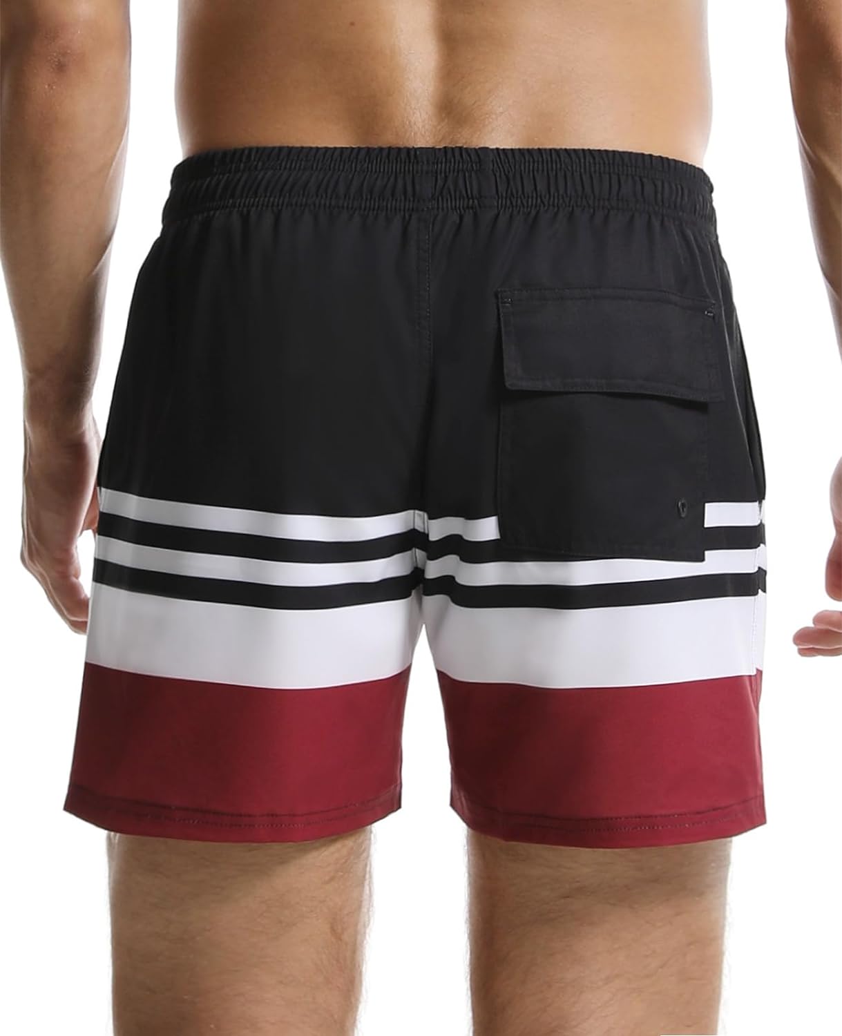 Sumolux Mens Swimming Trunks Board Shorts Quick Dry Beach Shorts with Mesh Lining Bathing Suits