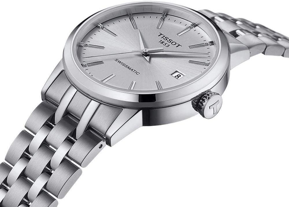 Tissot mens Classic Dream Stainless Steel Dress Watch Grey T1294071103100