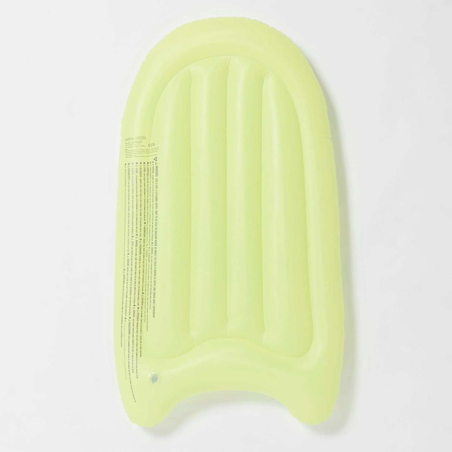 Inflatable Body Board | The Sea Kids Blue-Lime