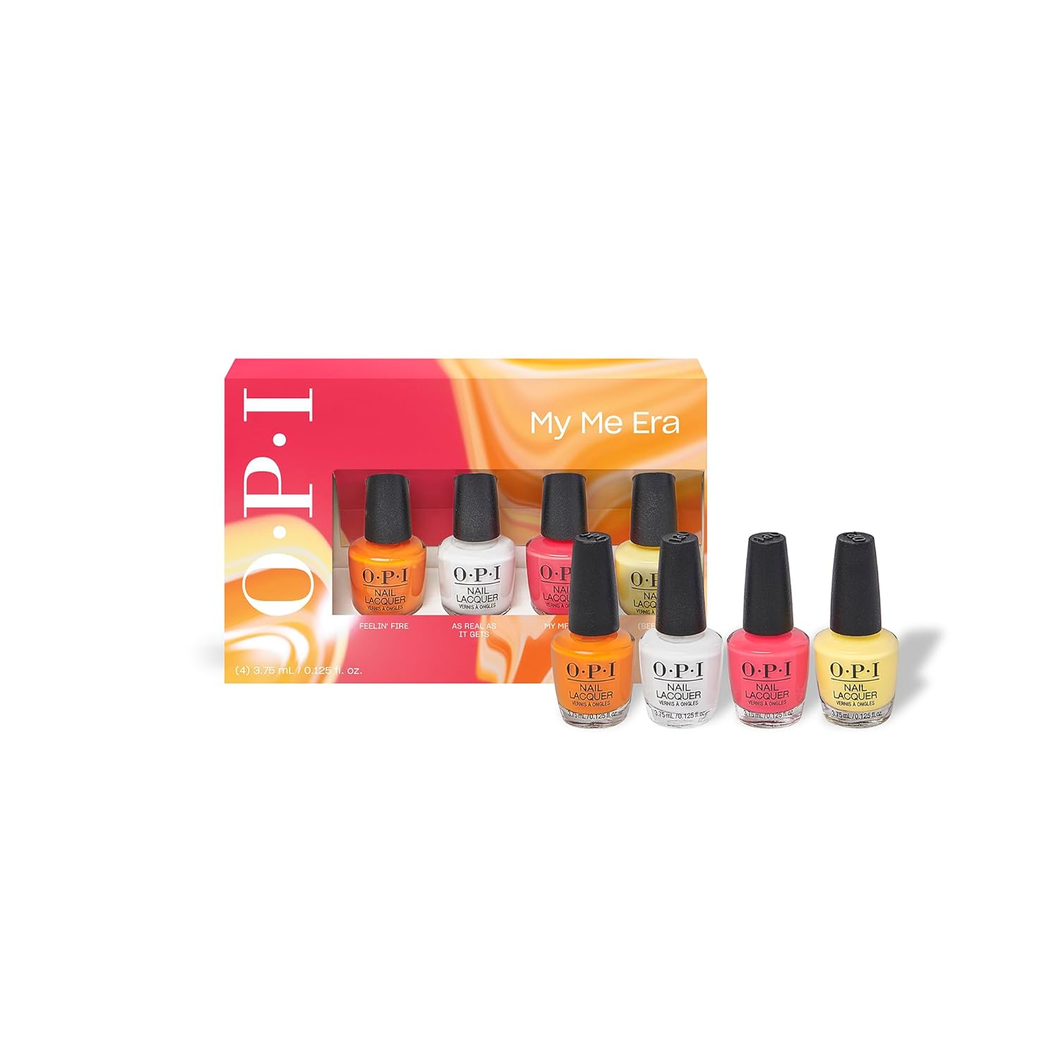 OPI Nail Lacquer, Up to 7 Days of Wear, Chip Resistant & Fast Drying, Summer '24, My Me Era Collection, Mini Pack