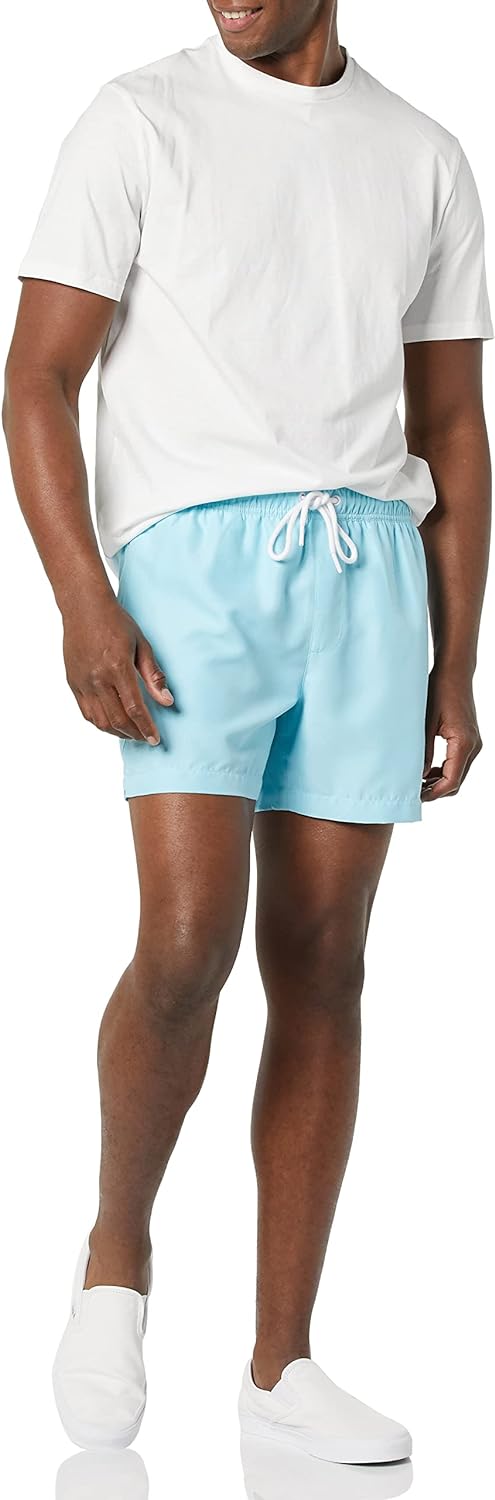 Amazon Essentials Men's 5" Quick-Dry Swim Trunk