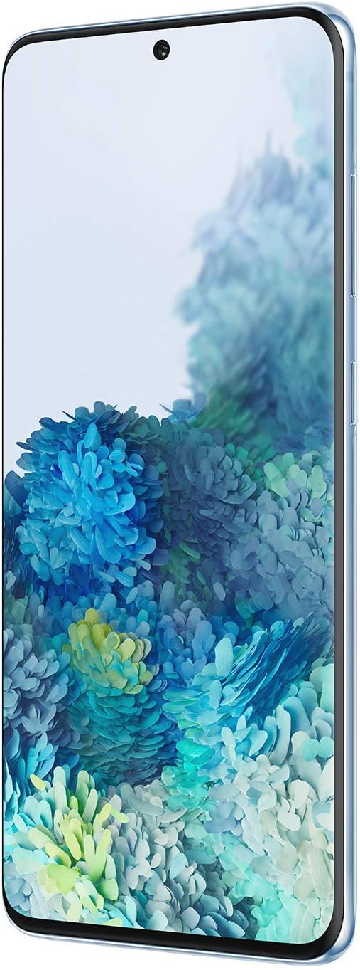 Straight Talk Samsung Galaxy S20 5G Cloud Blue 128Gb SM-G981ULBAXAA Sim Card Kit Plus an Installed LK Screen Protector and A Samsung Wireless Charging Pad Bundle