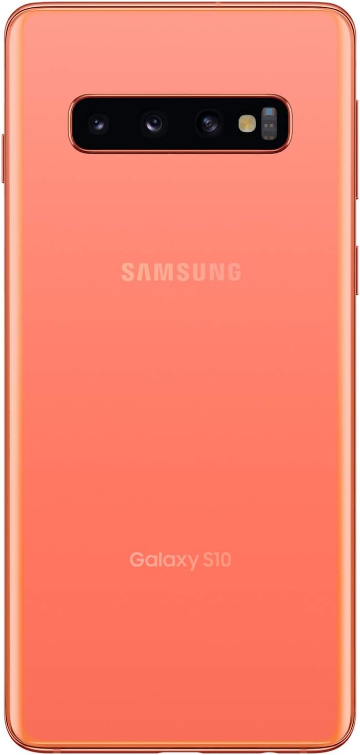 Samsung Galaxy S10 Factory Unlocked Android Cell Phone | US Version | 512GB of Storage | Fingerprint ID and Facial Recognition | Long-Lasting Battery | U.S. Warranty | Flamingo Pink