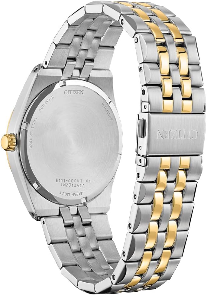 Citizen Men's Classic Corso Eco-Drive Watch, 3-Hand Date, Luminous Hands and Markers, Two-Tone Stainless Steel